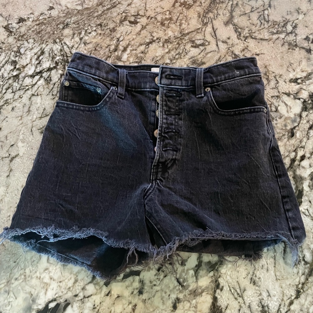 Abercrombie & Fitch Women's Black Jean Shorts